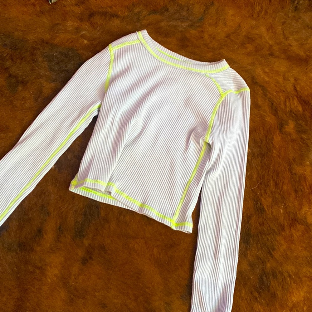 Size S Wild Fable Light Blue Long Sleeved Crop Top